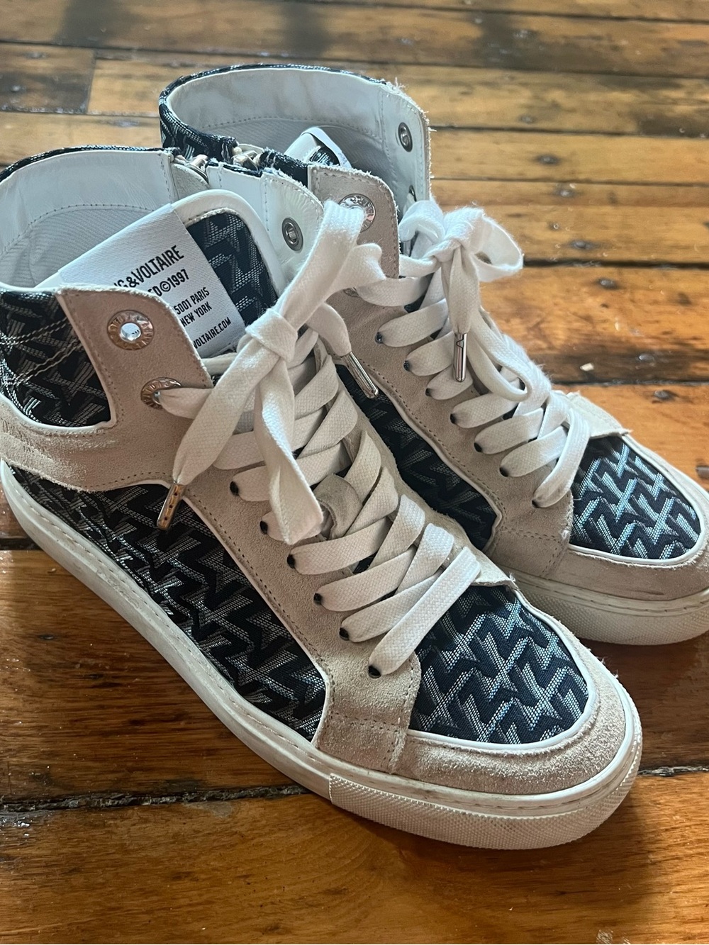 Zadig & Voltaire high flash sneakers